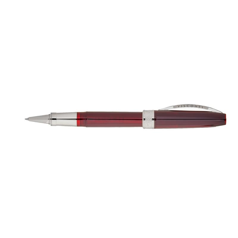 Visconti Michelangelo Translucent Red Roller