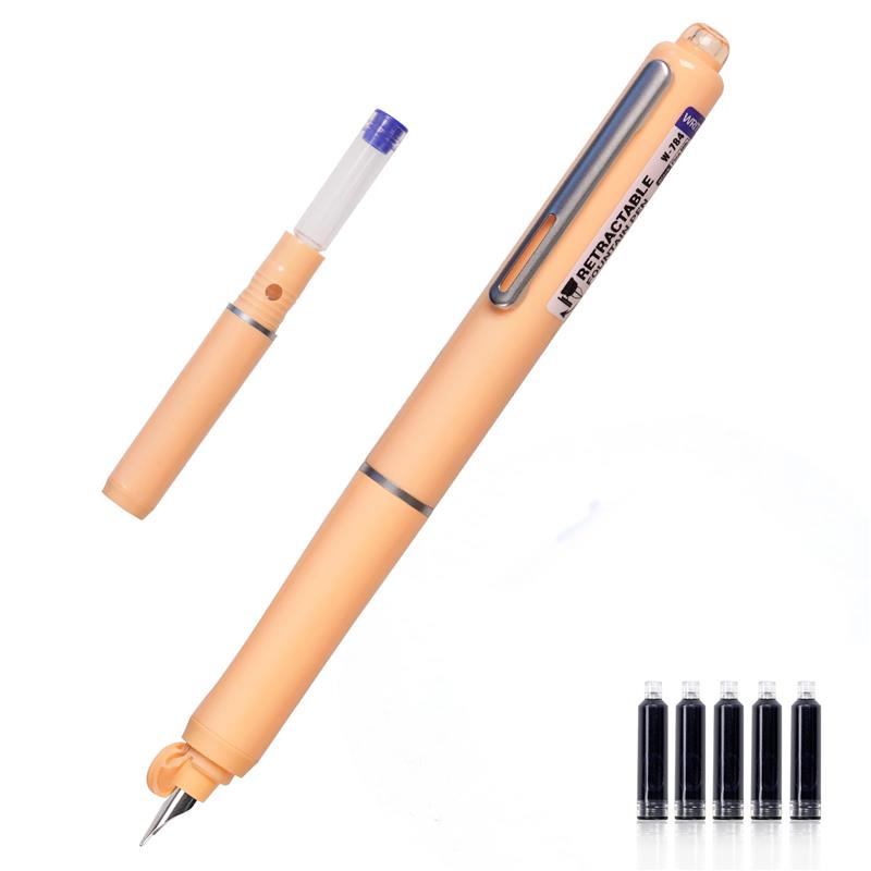 WRITECH Retractable Fountain Pen Apricot