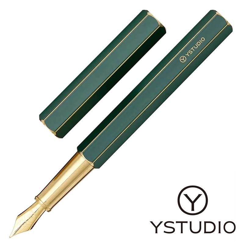 YSTUDIO Classic Revolve Green Fountain Pen - Stilografica