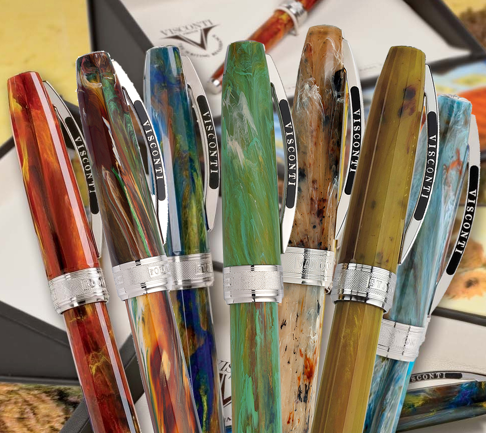 penna VISCONTI Van Gogh Pollard Willow sfera//roller// stilografica// rollergraphic
