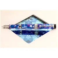 Aurora Caleidoscopio Luce Blu Fountain Pen - Stilografica