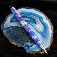 Aurora Caleidoscopio Luce Blu Fountain Pen - Stilografica