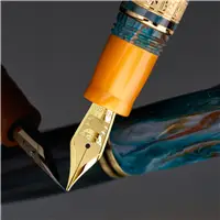 Delta Indigenous People BAJAU 14k Gold nib Fountain Pen - Stilografica
