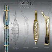 Delta Indigenous People BAJAU 14k Gold nib Fountain Pen - Stilografica