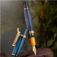 Delta Indigenous People BAJAU 14k Gold nib Fountain Pen - Stilografica