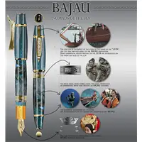 Delta Indigenous People BAJAU 14k Gold nib Fountain Pen - Stilografica
