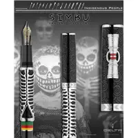 Delta Simbu Rose Silver 388 Fountain Pen - Stilografica