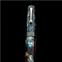 Leonardo Momento Zero Grande Sunset Wave 14k Gold Nib Fountain Pen - Stilografica