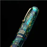 Leonardo Momento Zero Grande Ocean Cenote 14k Gold nib Fountain Pen - Stilografica