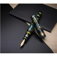 Leonardo Mosaico Anemone GT Steel Nib - Fountain Pen - Stilografica