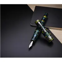 Leonardo Mosaico Anemone GT Steel Nib - Fountain Pen - Stilografica