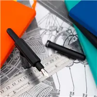 Monteverde Axis Fountain Pen Matte Black - Stilografica
