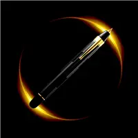 Nahvalur ECLIPSE Electrum Fountain Pen - Stilografica