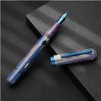 Nahvalur Nautilus The Blue Ringed Fountain Pen - Stilografica