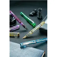 Nahvalur Original Plus Azureus Blue Fountain Pen - Stilografica