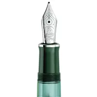 Pelikan 815 Metal Striped Green penna stilografica