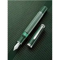 Pelikan 815 Metal Striped Green penna stilografica