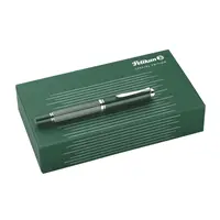Pelikan 815 Metal Striped Green penna stilografica