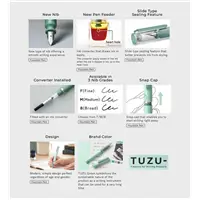 SAILOR TUZU Grey Fountain Pen - Stilografica