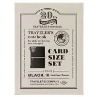 TRAVELER’S notebook Card Size 20th Anniversary Set Brown