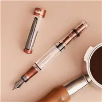 TWSBI Diamond 580 AL R – Affogato with Onyx Fountain Pen - Stilografica