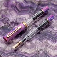 TWSBI ECO Fluorite Purple with Bronze Fountain Pen - Stilografica