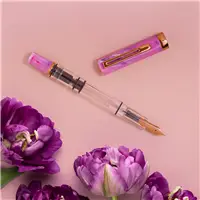 TWSBI ECO Fluorite Purple with Bronze Fountain Pen - Stilografica