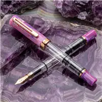 TWSBI ECO Fluorite Purple with Bronze Fountain Pen - Stilografica