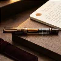 TWSBI ECO Rootbeer with Bronze Fountain Pen - Stilografica