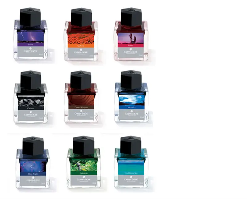 Caran d’Ache inks : all the colours of the Earth