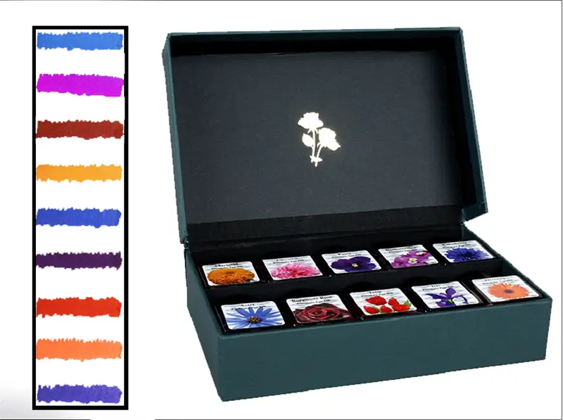 Diamine Inchiostri - Flower Set Ink - 10 x 30 ml
