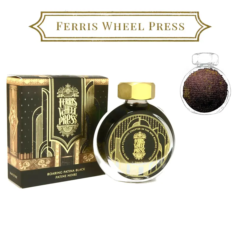 Ferris Wheel Press Roaring Patina Black 38 ml