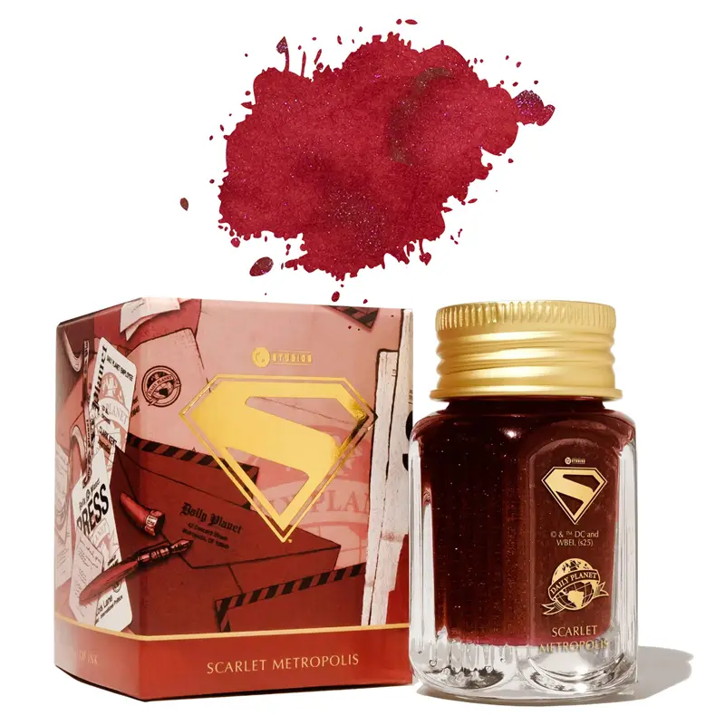 Ferris Wheel Press Superman Scarlet Metropolis Glistening Ink 28ml