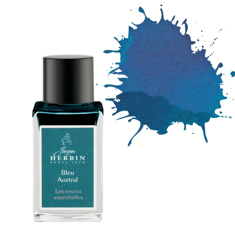 Jacques Herbin Bleu Austral Ink 15ml