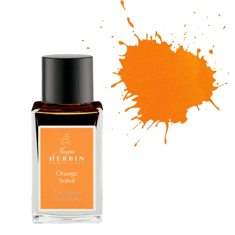 Jacques Herbin Orange Soleil Ink 15ml