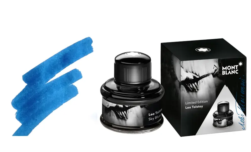 Montblanc Leo Tolstoy Sky Blue - Ink bottle - Inchiostro