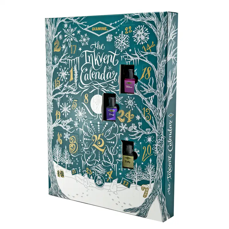Diamine Inkvent Calendar Teal Edition 2025