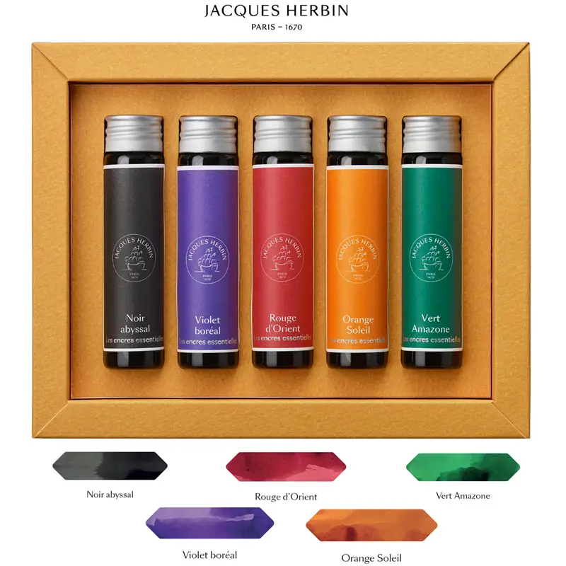 Jacques Herbin Ink miniature set - Solaris (5x15ml)
