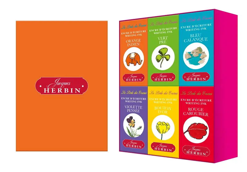Jacques Herbin – Vitality in Colours | Set of 6 Ink x 10 ml