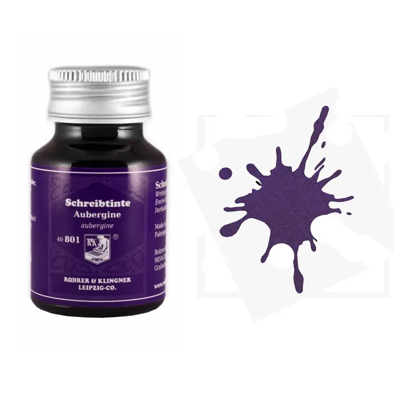 Rohrer & Klingner Aubergine Ink - Limited Edition