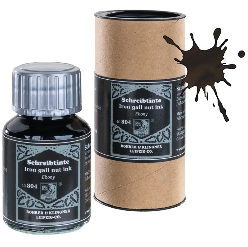 Rohrer & Klingner Iron Gall Nut - Ebony 50 ml Ink