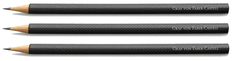Graf von Faber-Castell Guilloche pencils - Black