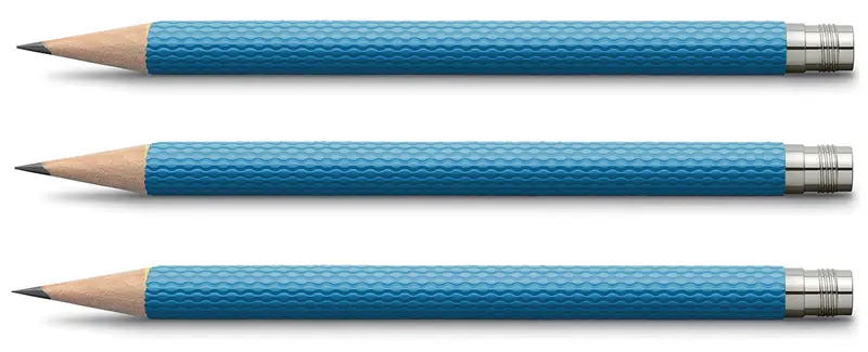 Graf von Faber-Castell 3 Pocket pencils No. V - Blue Gulf