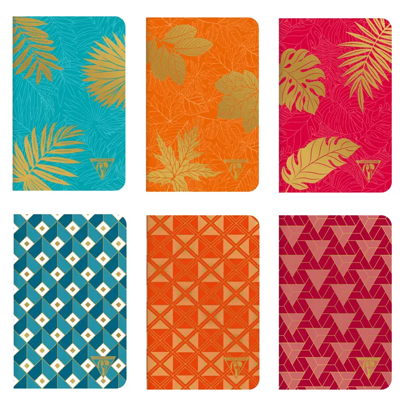 Cairefontaine Neo Deco 11 x 17 Lined set of 6 Notebook