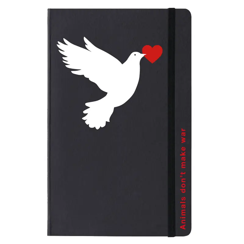 PdiPigna Dotted Notebook Animals Don't Make War 13x21 cm