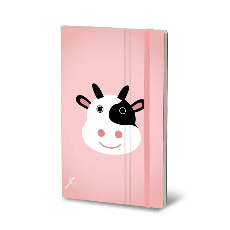 STIFFLEX Animal Smile Cow 13x21 Notebook