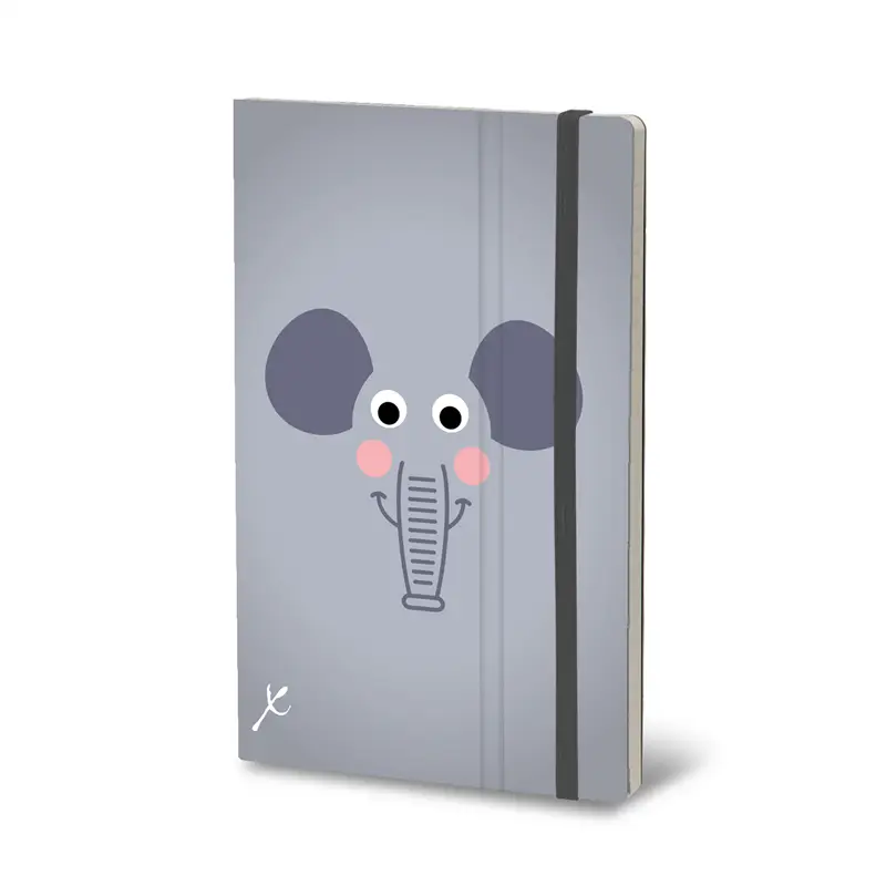 STIFFLEX Animal Smile Elephant 13x21 Notebook