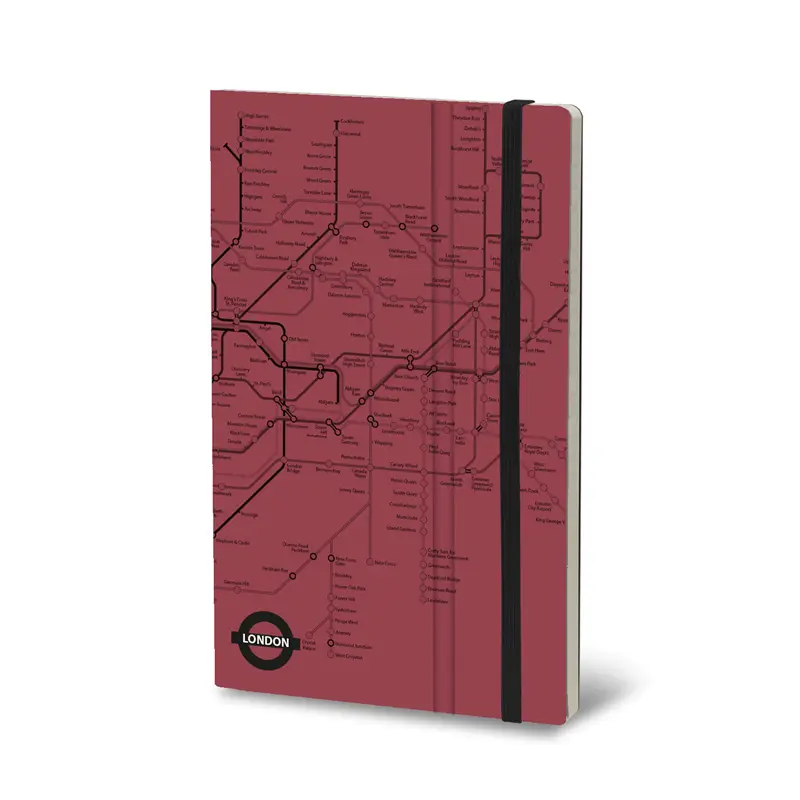 STIFFLEX Underground London 13x21 Notebook