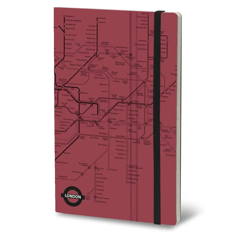 STIFFLEX Underground London 19x25 Notebook