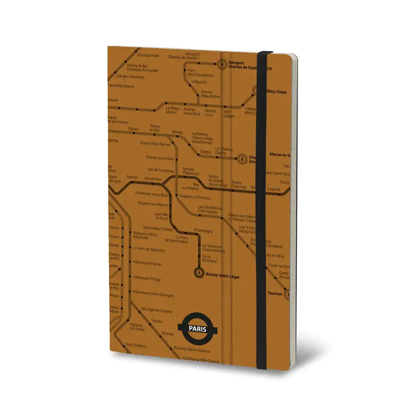 STIFFLEX Underground Paris 13x21 Notebook